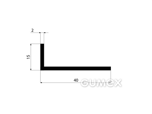GUMOVÉ PROFILY TVARU "L" - EPDM
